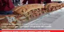 Sandwich da record a Citt&agrave; del Messico: &egrave; lungo 100 metri