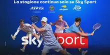 La stagione del grande tennis continua su Sky Sport