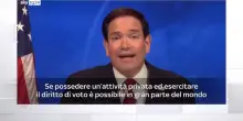 Cuba, Rubio ai cubani: difficolt&agrave; colpa del regime comunista