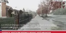 Australia, neve di fine inverno a Orange: città imbiancata