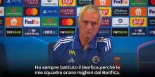 Mourinho: 'Vittorie contro Benfica? Avevo squadre migliori'
