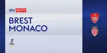Brest-Monaco 1-0: gol e highlights