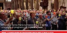 Roma, a Santa Maria in Trastevere veglia per la pace a Gaza
