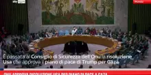 Onu approva risoluzione Usa per piano di pace a Gaza