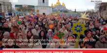 Ucraina, canti e tradizioni natalizie tornano nelle strade