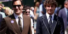 Wimbledon, presenti anche Federer e Kimi Antonelli: elegantissimi al Centrale