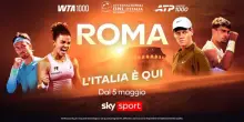 Internazionali BNL d'Italia: dal 5 maggio live su Sky