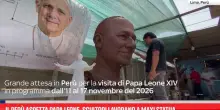 Il Per&ugrave; aspetta Papa Leone, scultori lavorano a maxi statua