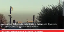 Di Battista rientra in Italia, atterrato a Ciampino