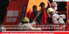 Canarie, soccorso barcone con 45 migranti: cinque morti