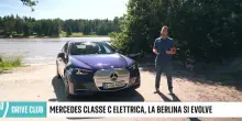 Mercedes Classe C elettrica, la berlina si evolve