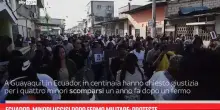 Ecuador, minori uccisi dopo fermo militare: proteste