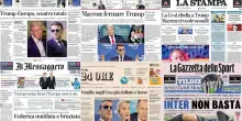 Le prime pagine dei quotidiani di oggi 21 gennaio: la rassegna stampa