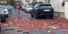 Viareggio, danni alle case e alle strade per il maltempo