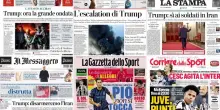 Le prime pagine dei quotidiani di oggi 3 marzo: la rassegna stampa