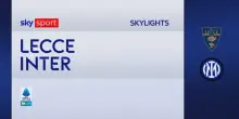 Lecce-Inter 0-2: gol e highlights