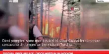 Turchia, dieci vigili del fuoco morti in un incendio