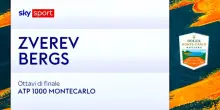 Zverev-Bergs: highlights Atp Monte-Carlo