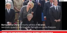 Morta a 93 anni Bernadette Chirac, ex first lady di Francia