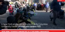 New York, studenti contro ICE alla Columbia University