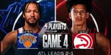 NBA Playoff Highlights: Atlanta-New York gara-4 98-114