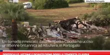 Portogallo, vittime e devastazione dopo la tempesta Claudia