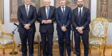 Quirinale, Mattarella riceve i vertici di Sky Italia