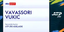 Vavassori-Vukic: highlights Atp Adelaide