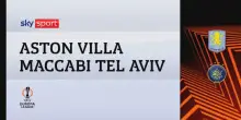 Aston Villa-Maccabi Tel Aviv 2-0: gol e highlights