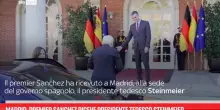 Madrid, Premier Sanchez riceve presidente tedesco Steinmeier
