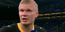 Haaland: 'Abbiamo vinto in un'atmosfera irreale'