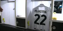 Juve, le maglie dallo spogliatoio contro il Nec