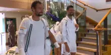 Safiullin scherza con Djokovic a Wimbledon: 'Il tuo nome &egrave; ovunque'. VIDEO