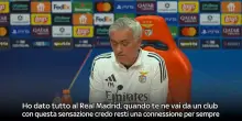 Mourinho: 'Ho dato tutto al Real, ora c'&egrave; solo il Benfica'