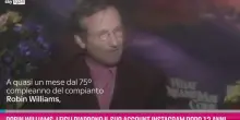 Robin Williams, i figli riaprono il suo account Instagram