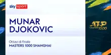 Djokovic-Munar: highlights Atp Shanghai