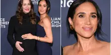 Meghan Markle a un evento con l'amica Kelly McKee Zafjen. FOTO