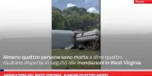Inondazioni nel West Virginia, almeno quattro morti