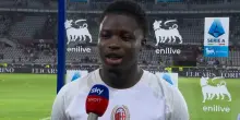 Ciss&egrave; dopo il gol in Torino-Milan: 'Lo dedico alla mia famiglia, io devo solo dimostrare'