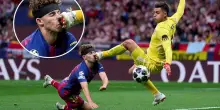 Paura in Atletico-Bar&ccedil;a: le foto del brutto scontro Musso Fermin