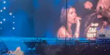 Tiziano Ferro e Giorgia cantano 'Superstar' all'Olimpico