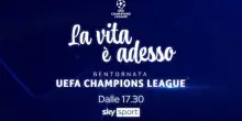 Bentornata Champions League, tributo a Baglioni