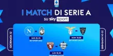 Il calendario della 12^ giornata di Serie A