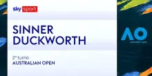 Sinner-Duckworth: highlights Australian Open