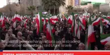 Teheran, manifestazioni contro raid Usa e Israele