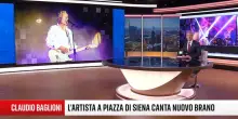 Claudio Baglioni a Piazza di Siena presenta il nuovo brano 'La notte &egrave; questa'