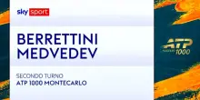 Berrettini-Medvedev: highlights Atp Monte-Carlo