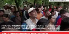 Nepal, al campo dell'esercito la ricerca dei dispersi