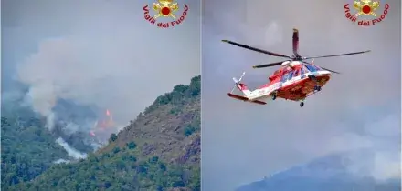 Incendi, ancora fiamme in Piemonte. Roghi anche in Sicilia e Sardegna