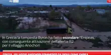 Grecia, villaggio Anochori sommerso da piena fiume Enipeas
